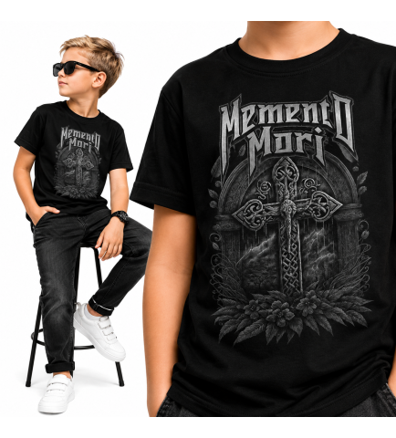 Koszulka Chrześcijańska Momento Mori